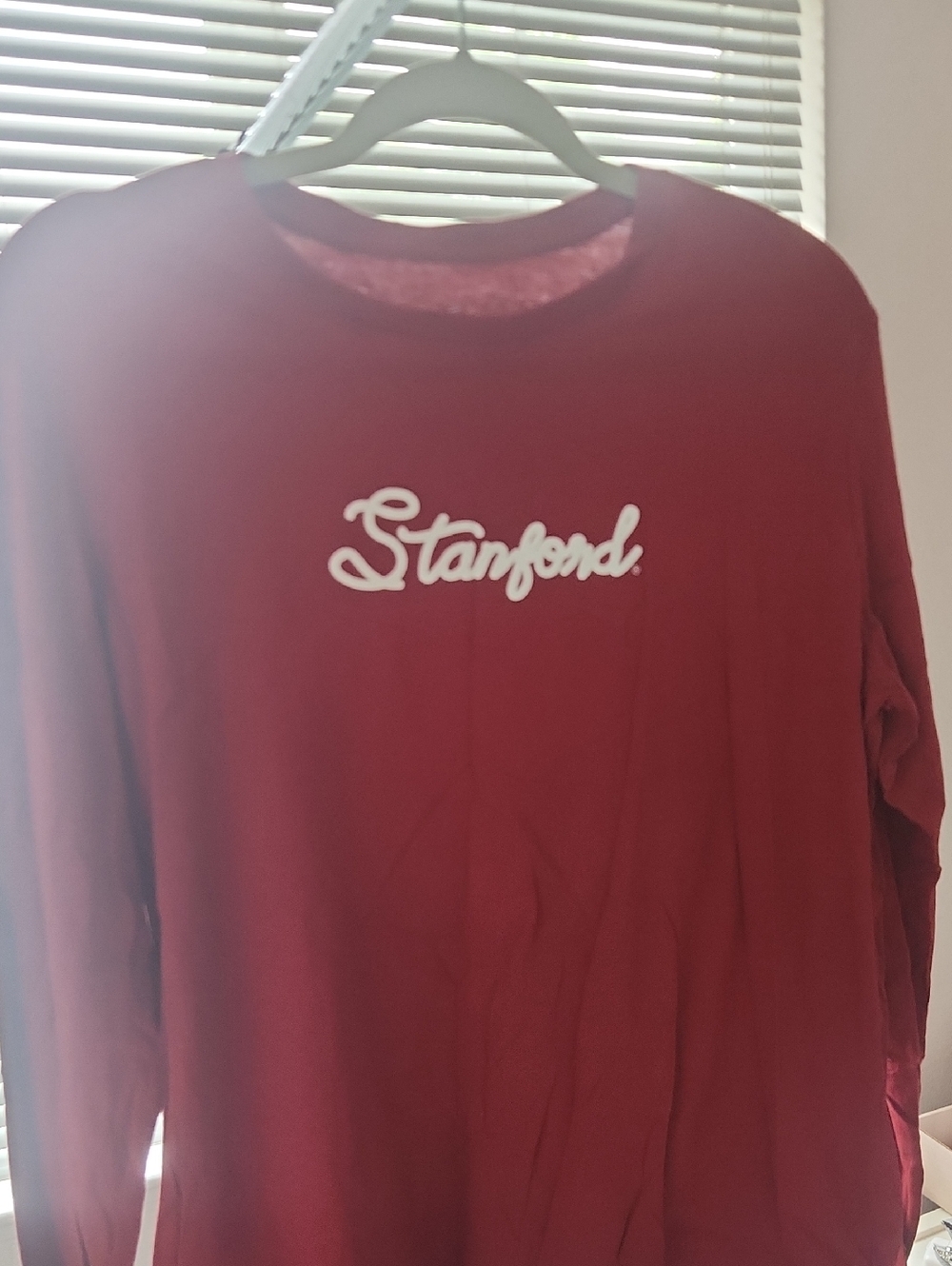 Nike Stanford Womens Long Sleeve Tee- Cardinal Red
